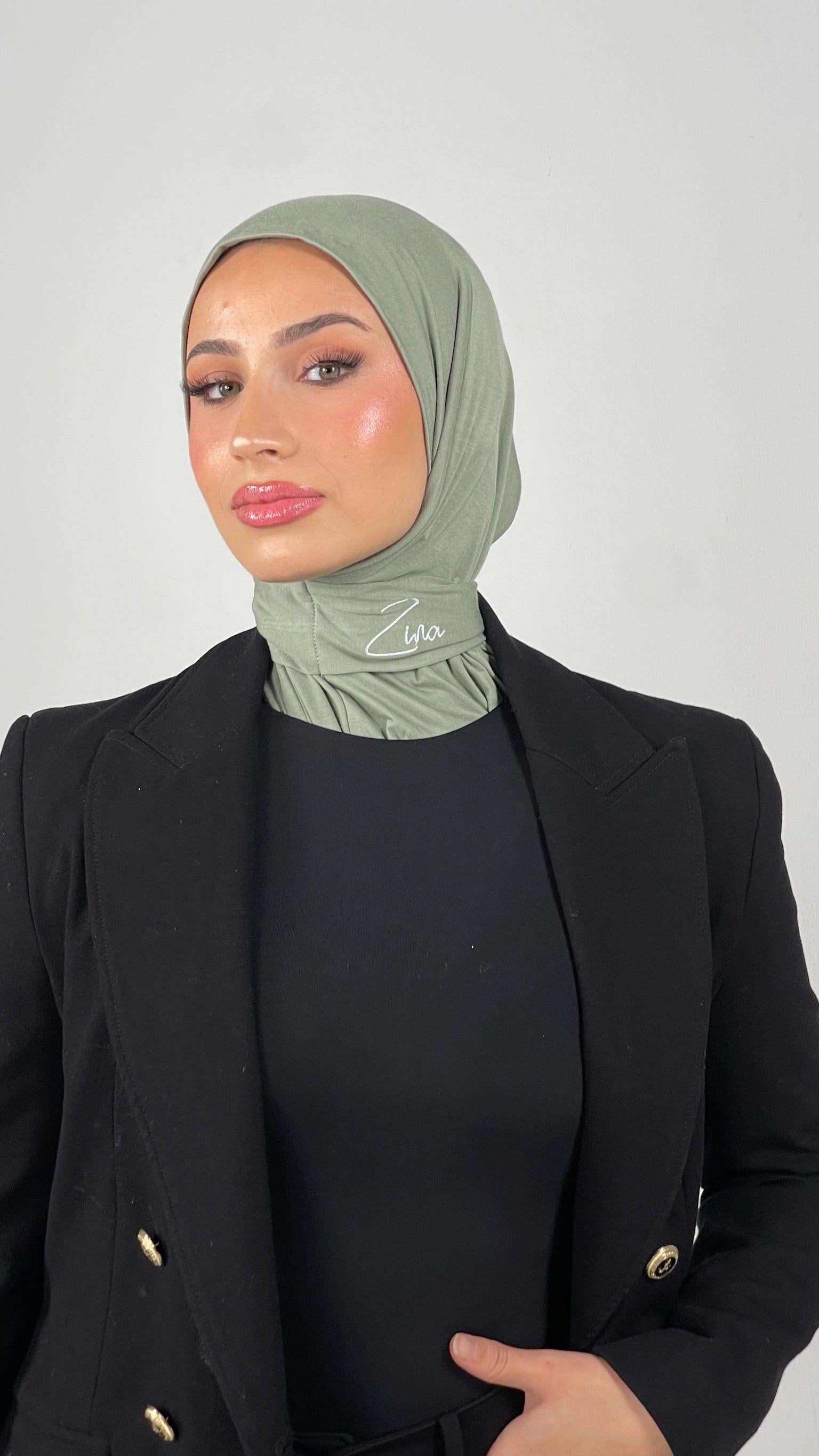 Cagoule Bamboo Vert Sauge